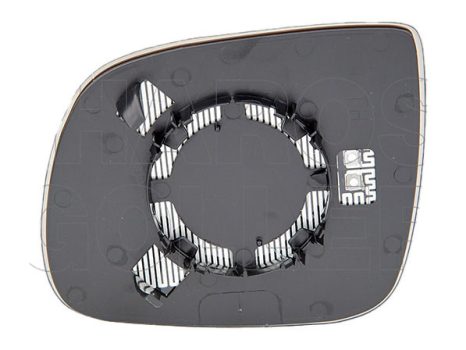 Audi Q5 2008.01.01-2012.08.31 Tükörlap cserélhető jobb, domború, fűthető, króm (092I)