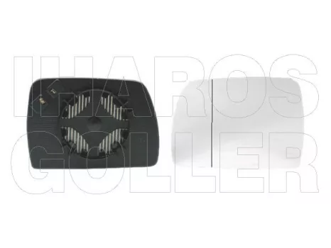 BMW X3 (E83) 2004.01.01-2006.12.31 Tükörlap cserélhető bal, kék, aszférikus, fűthető (0SE2)