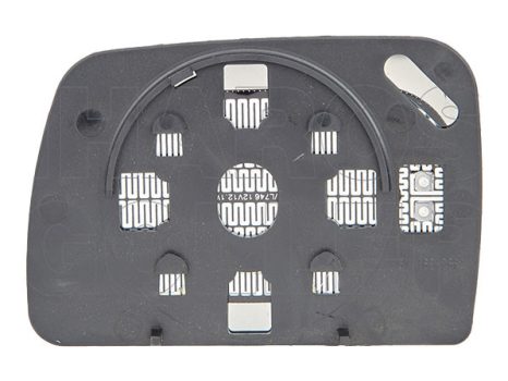 BMW X5 (E53) 2000.05.01-2006.12.31 Tükörlap cserélhető jobb, króm, aszférikus, fűthető (14SV)