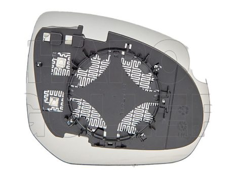 Citroen C4 2004.11.01-2008.08.01 Tükörlap cserélhető bal, króm, domború, fűthető (14TS)