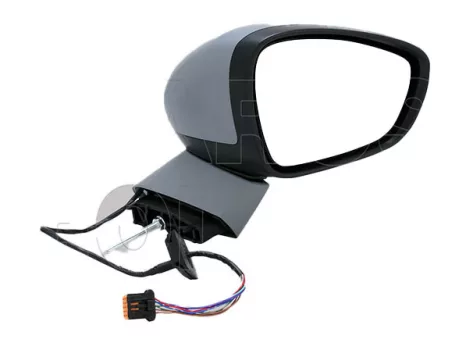 Citroen C5 2008.04.01-2012.07.31 Visszapillantó tükör jobb,elektromos  állítás,fűthető,domború,fényezendő,villogós,behajtható.,hőmérős  (04K7)