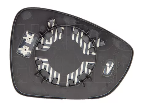 Citroen C4 2008.10.01-2010.09.30 Tükörlap cserélhető bal, domború, kék, fűthető (14UI)