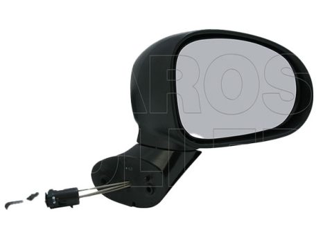 Chevrolet Spark M200 2005.05.01-2010.02.28 Visszapillantó tükör jobb, bowdenes állítható, domború (0W9X)