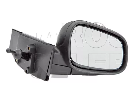 Chevrolet Spark M300 2010.03.01- Visszapillantó tükör jobb, bowdenesállítható, domború, fekete (14V2)