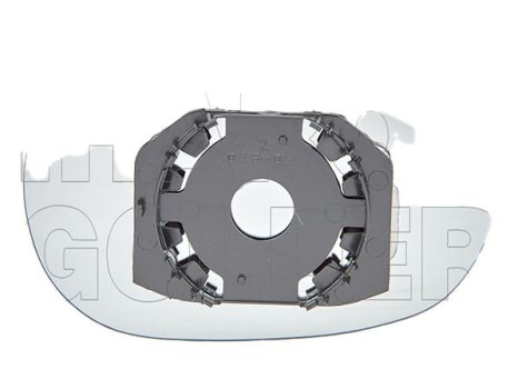 Fiat 500 2007.07.01-2015.06.30 Tükörlap cserélhető bal, domború (04FW)