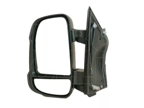 Citroen Jumper 2006.07.01-2013.12.31 Visszapillantó tükör kézi, domború, fehér villogó,övid kar bal (0RSJ)