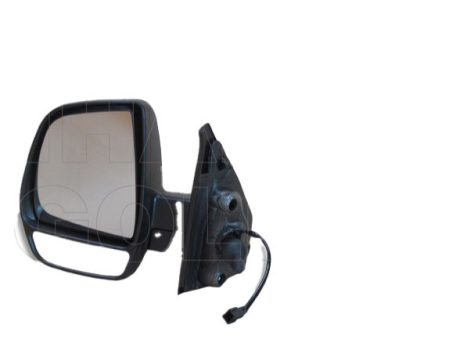 Fiat Doblo 2009.09.01-2014.12.31 Visszapillantó tükör bal, bowdenes állítható, domború, villogós (tgk.) (014L)