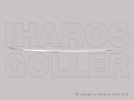 Mercedes C (W204) 2007.01.01-2016.12.31 Első lökhárító díszléc jobb, króm (Eleg./Avantg.) (1BJ1)