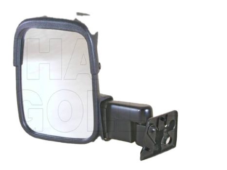 Ford Transit 1986.09.01-1991.08.31 Visszapillantó tükör bal man. állítás,övid karú, légterelős (0LEZ)