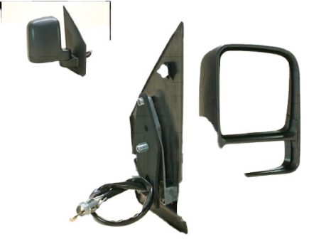 Ford Transit Connect-Tourneo 2002.01.01-2006.03.31 Visszapillantó tükör jobb, bowdenes állítható (0M71)