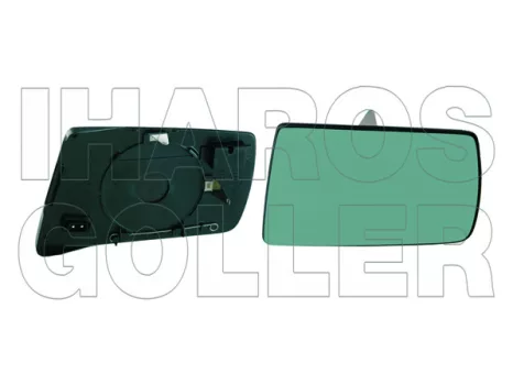 Mercedes E (W210) 1995.06.01-1999.06.30 Tükörlap cserélhető jobb, domború, fűthető(95-től) (0S3A)