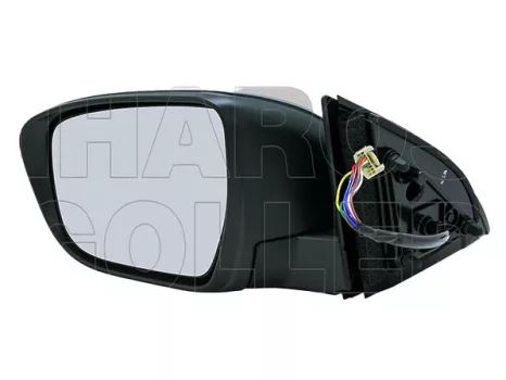 Nissan Qashqai J11 2013.12.01-2017.02.01 Visszapillantó tükör bal elektromos  állítás, domború fűthető alapozott villogós elektromos behajtható. (19AI)