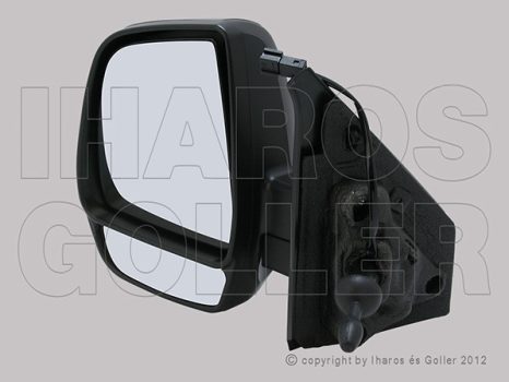 Opel Combo D (X12) 2011.09.01-2018.05.30 Külső tükör bal, bowd. állíth. hőm. alapozott (0WG2)