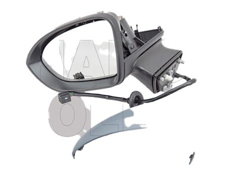 Opel Astra K/1 2015.06.01-2019.07.02 Visszapillantó tükör bal, elektromos  állítható,fűthető,aszférikus,fényezendő (1CF1)