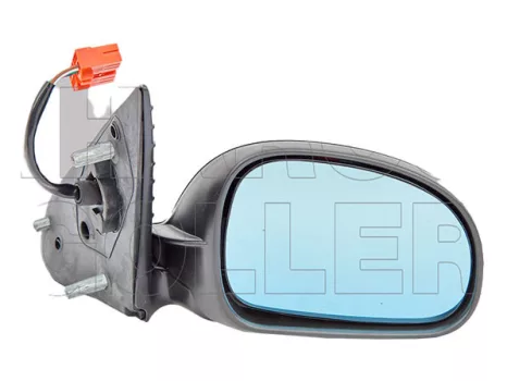 Peugeot 406 1995.10.01-1999.06.30 Visszapillantó tükör jobb, elektromos  állítás, fűthető, domború, kék (14E3)