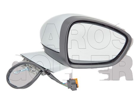 Peugeot 508 2010.01.01-2014.06.30 Visszapillantó tükör jobb, elektromos  állítás, domború, fűthető hőmérős  villogós fényezendő (14EX)