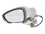   Peugeot 508 2010.01.01-2014.06.30 Visszapillantó tükör bal, domború, fűthető, villogós, elektromos behajtható., fényezendő, (14F0)