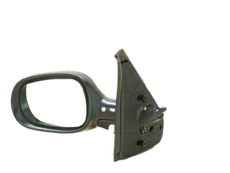 Renault Clio (Clio II) 2001.06.01-2005.09.30 Visszapillantó tükör bal, bowdenes állítható, aszférikus, fényezendő (0IJT)