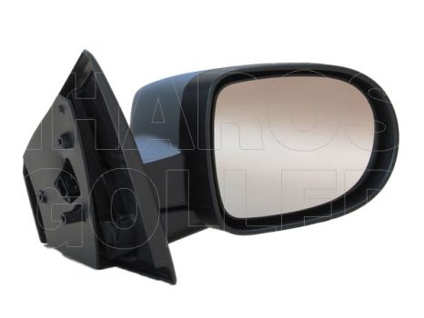 Renault Clio (Clio III) 2009.01.01-2012.10.31 Visszapillantó tükör jobb, domború, elektromos  állítás fűthető fényezendő hőmérős  (0X3L)