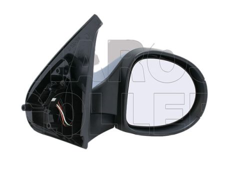 Renault Thalia 2008.11.01- Visszapillantó tükör bal, aszférikus, elektromos  állítás, fényezendő,fűthető (002D)