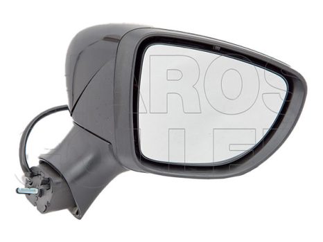 Renault Clio (Clio IV) 2012.11.01-2016.01.01 Visszapillantó tükör jobb, elektromos  állítás, domború, fűthető, hőmérős , villogós (14GG)