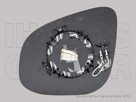 Mercedes Citan(W415) 2012.09.01- Tükörlap cserélhető jobb, aszférikus, fűthető (133R)