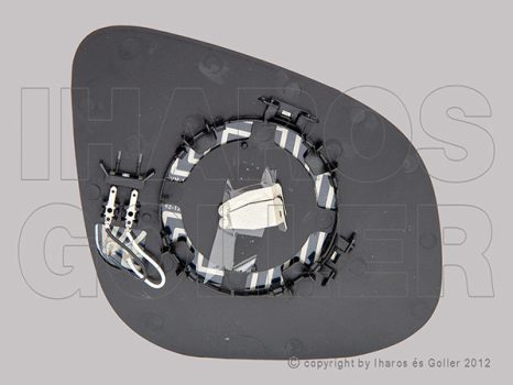 Mercedes Citan(W415) 2012.09.01- Tükörlap cserélhető bal, aszférikus, fűthető (133P)