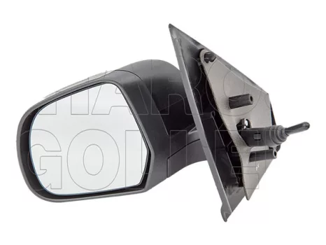 Dacia Dokker 2012.11.01 Visszapillantó tükör bal, bowdenesállítható, domború, fekete (14WB)