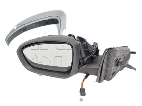 Renault Megane 2016.03.01-2020.10.08 Visszapillantó tükör bal e.állítás, fűthető, fényezendő, villogós, aszf (1FFM)