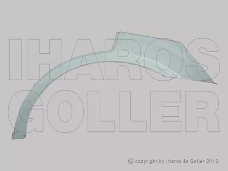 Kia Sorento 2002.08.01-2009.08.11 Hátsó sárvédő javítóív bal (1TPE)