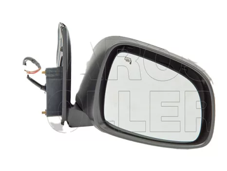 Fiat Sedici 2006.05.01-2009.07.01 Visszapillantó tükör jobb, elektromos  állítás, domború, fekete (szögl.csatl.) (10VT)