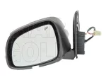   Fiat Sedici 2006.05.01-2009.07.01 Visszapillantó tükör bal, elektromos  állítás, domború, fekete (szögl.csatl.) (10VP)