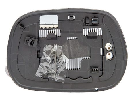 Toyota Avensis Verso 2001.08.01-2009.03.31 Tükörlap cserélhető jobb, domború, fűthető (08F1)