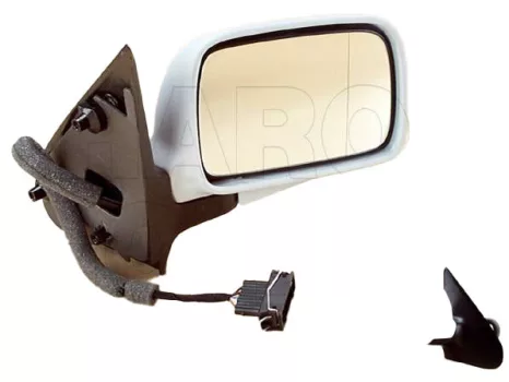 VW Polo Classic 1995.07.01-2001.09.30 Visszapillantó tükör jobb, elektromos  állítás, fűthető, fényezendő (-99.10.) (0DEY)