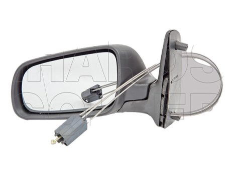 Seat Alhambra 1995.01.01-2000.08.31 Visszapillantó tükör bal, bowdenes állítás, aszférikus, fekete (98-00) (144F)