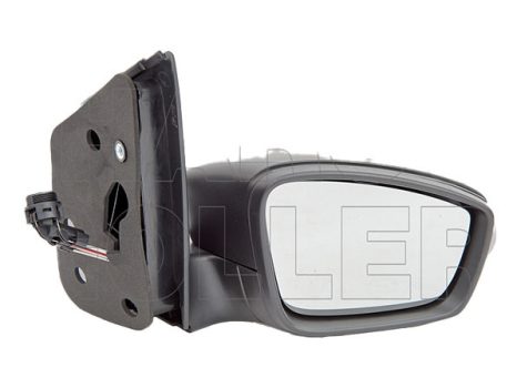 Seat Mii 2011.08.31- Visszapillantó tükör jobb, bowdenes állítás, domború, fekete (14M5)