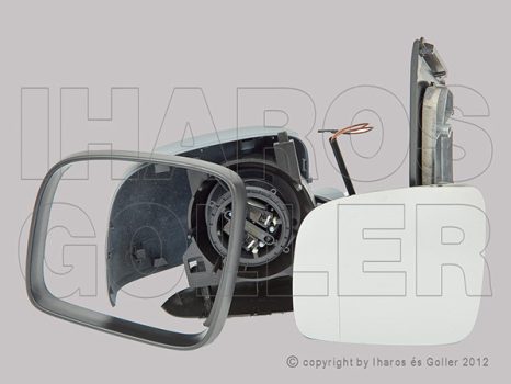 VW Caddy III 2004.02.01-2009.12.31 Külső tükör bal, el. állíth., fűth., aszf., fény. (11C0)