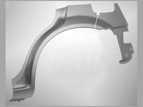 Mazda 323 1998.10.01-2001.01.31 Hátsó sárvédő javítóív bal 5 ajtós (F-tip.) (0P66)