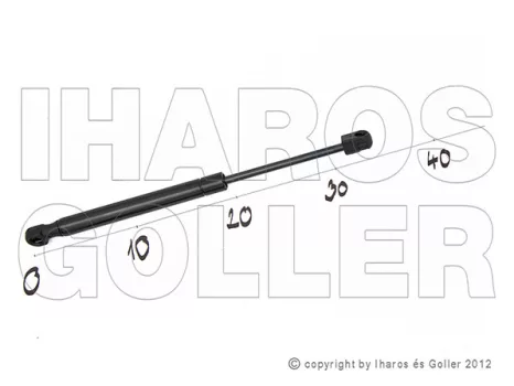 Daewoo Nubira J100 1997.01.01-1998.12.31 Gázrugó csomagtér fedélhez, (SEDAN) (09XB)