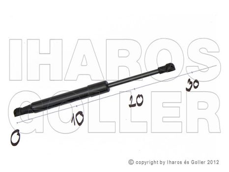 Audi A3 8P(3 ajtós) 2008.05.01-2012.08.31 Gázrugó csomagtér tetőhöz, (CABRIO) (0W1J)