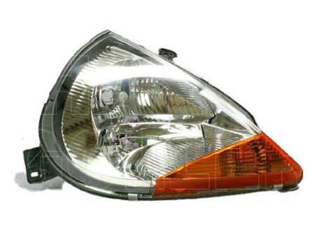 Ford Ka 1996.09.01-2009.01.31 Fényszóró H7/H1 jobb (motoros állítás, motor nélkül) DEPO  (0MZ4)
