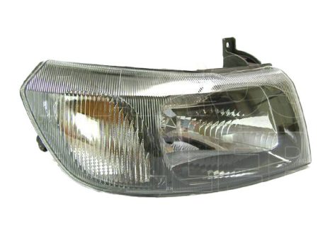 Ford Transit 2000.03.01-2006.03.31 fényszóró H4 jobb,belülr.áll.(fekete belső házzal) DEPO (11GD)