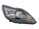   Ford Focus 2007.09.01-2011.02.28 fényszóró XENON jobb fekete házas (motorral) DEPO (040R)