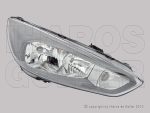  Ford Focus 2014.10.01-2018.04.09 fényszóró H1/H7 jobb fekete házas (motorral) DEPO (1CES)
