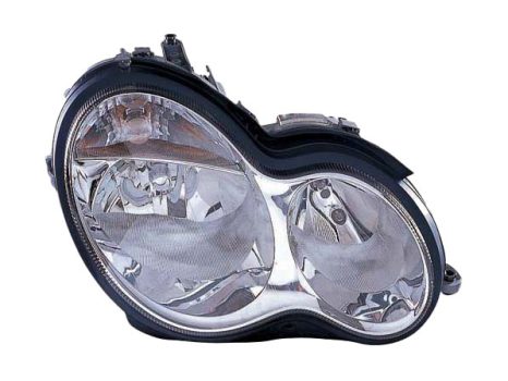 Mercedes C (W203) 2000.06.01-2006.12.31 Fényszóró 2H7 jobb, 4a./kombi (sima üveges) DEPO (0PNC)