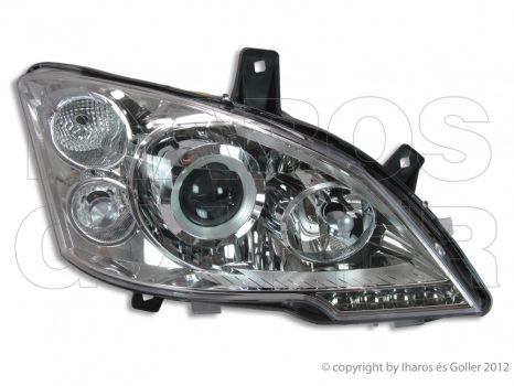 Mercedes Viano (W639) 2010.10.23-2014.01.31 Fényszóró D1S/H7+LED (motorral) jobb DEPO (08PT)