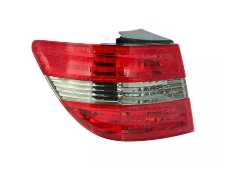 Mercedes B (W245) 2005.05.01-2008.03.31 Hátsó lámpa üres bal külső, füst villogós (0W9K)