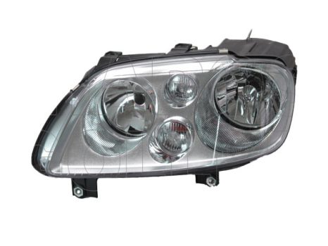 VW Caddy III 2004.02.01-2009.12.31 fényszóró 2H7 bal króm házas (motoros állítás, motor nélkül) DEPO (07P5)