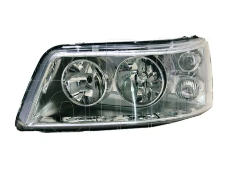 VW Caravelle/Multivan(T5) 2003.04.01-2009.09.30 Fényszóró H7/H1 bal, +alsó tartó (motorral) DEPO (0V3D)