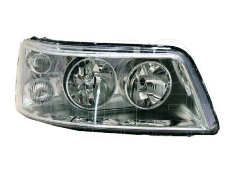VW Caravelle/Multivan(T5) 2003.04.01-2009.09.30 Fényszóró H7/H1 jobb, +alsó tartó (motorral) DEPO (0V3E)